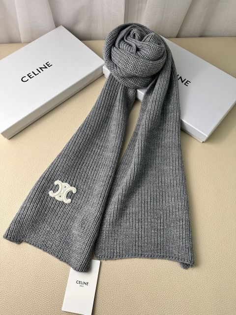 High-End Fake Celine Women's Scarves in Cashmere With Lamb Wool