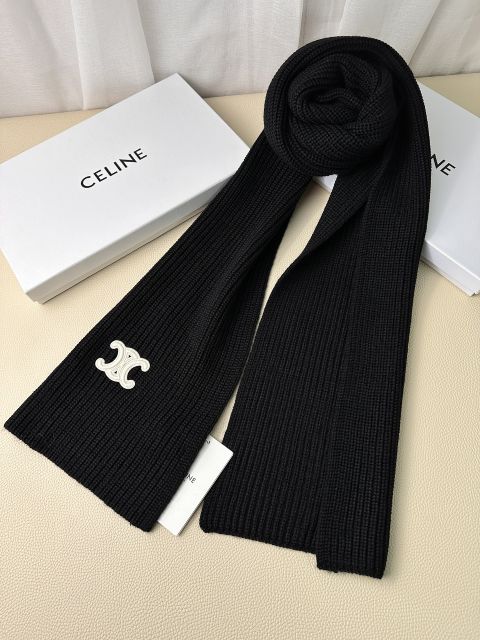 High-End Fake Celine Women's Scarves in Cashmere With Lamb Wool