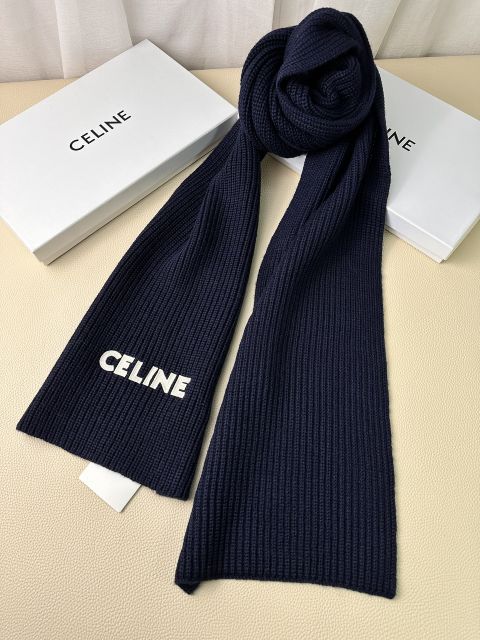 High-End Fake Celine Women's Scarves in Cashmere With Lamb Wool