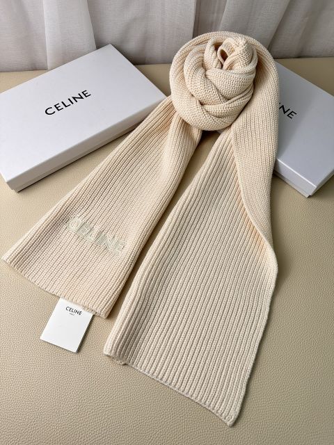 High-End Fake Celine Women's Scarves in Cashmere With Lamb Wool