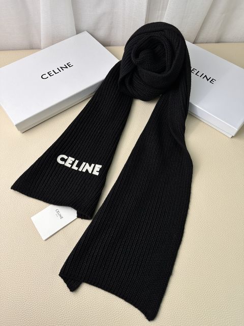 High Quality Fake Celine  Cashmere With Lamb Wool Scarves For Women