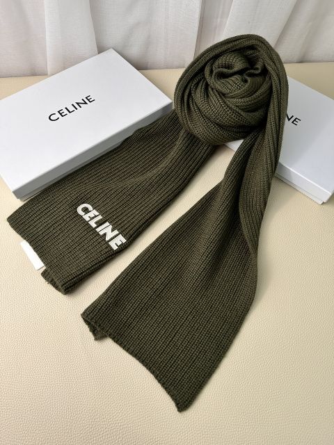 High Quality Fake Celine  Cashmere With Lamb Wool Scarves For Women