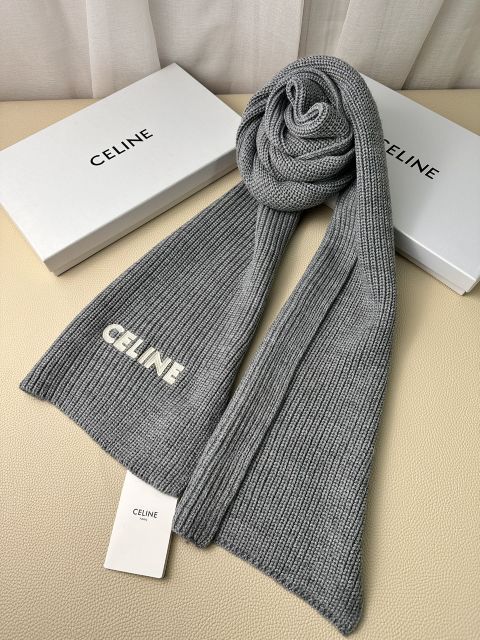 High Quality Fake Celine  Cashmere With Lamb Wool Scarves For Women