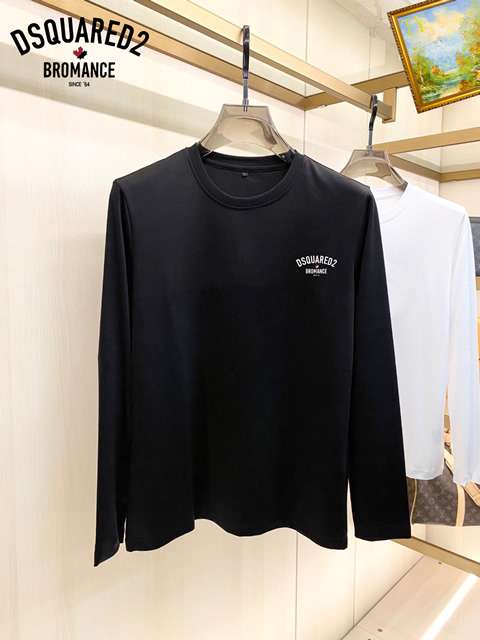 New Model Replica Dsquared2 Long Sleeve T-shirts for Men