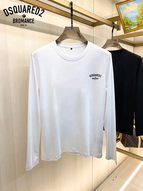 New Model Replica Dsquared2 Long Sleeve T-shirts for Men