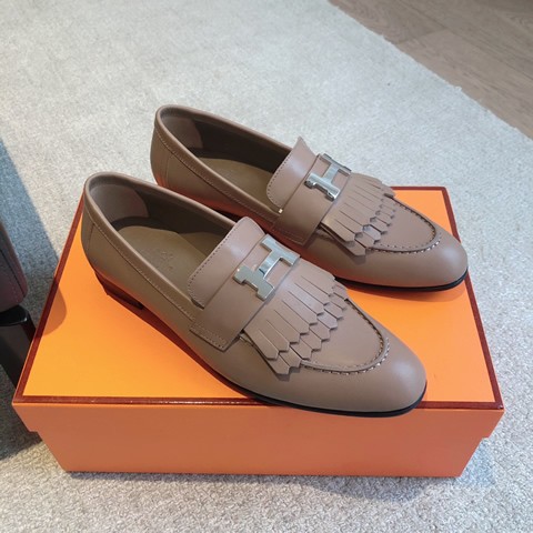 High Quality Replica Hermes leather shoes for Women