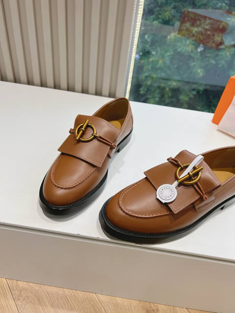 High Quality Replica Hermes leather shoes for Women