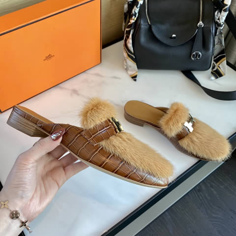 High Quality Replica Hermes slippers for Women