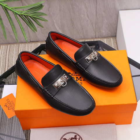High Quality Replica Hermes Leather Shoes for men