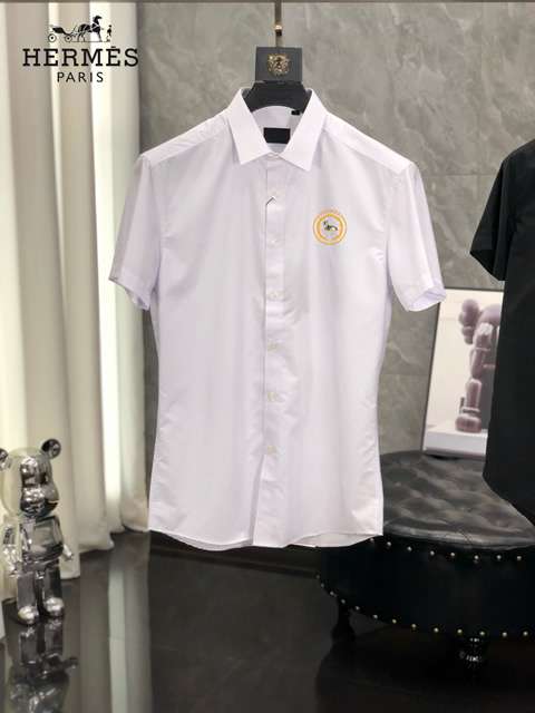 Replica High Quality Hermes Shirts For Mens 