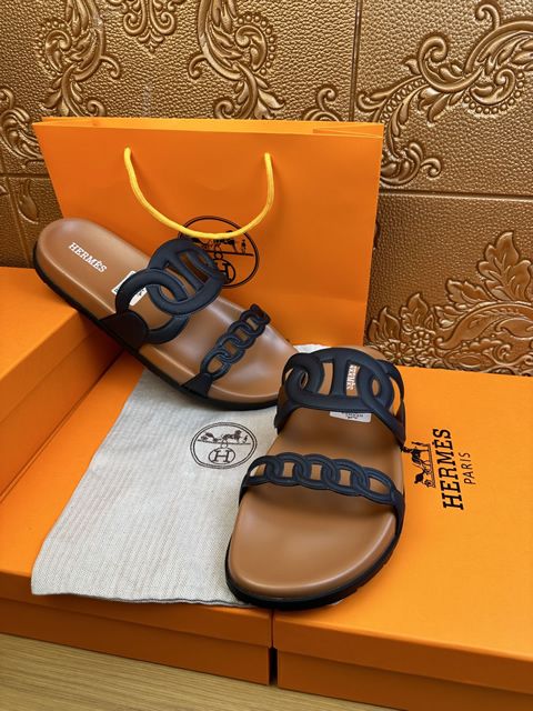 Replica High Quality Hermes Slipper for Men 