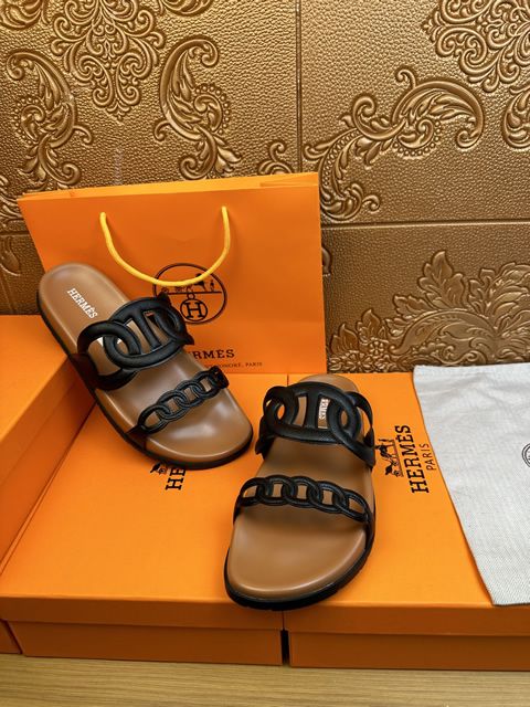 Replica High Quality Hermes Slipper for Men 