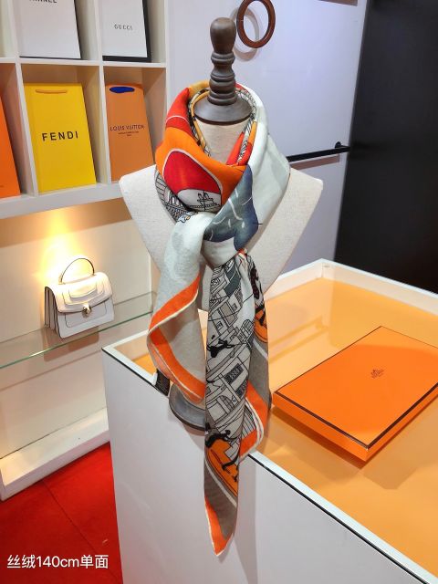 Replica Hermes Cashmere With Silk Scarves