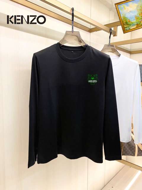 New Model Replica KENZO Long Sleeve T-shirts for Men