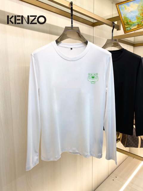 New Model Replica KENZO Long Sleeve T-shirts for Men