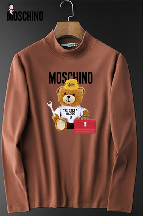 New Model Replica MOSCHINO Long Sleeve T-shirts for Men