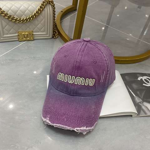 High Quality Replica miu miu baseball cap