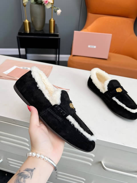 High Quality Replica Miu Miu leather shoes for Women