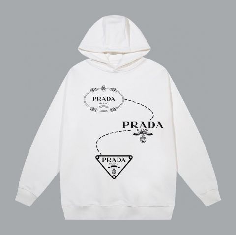 High-end Quality Fake Prada Pure Cotton Hoodie For Man