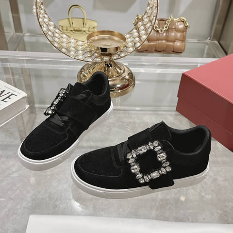 High Quality Replica Roger Vivier sneakers in rhinestone for women