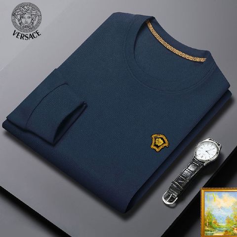 Top Quality Replica Versace Hoodies for Men in Waffle