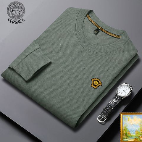 Top Quality Replica Versace Hoodies for Men in Waffle