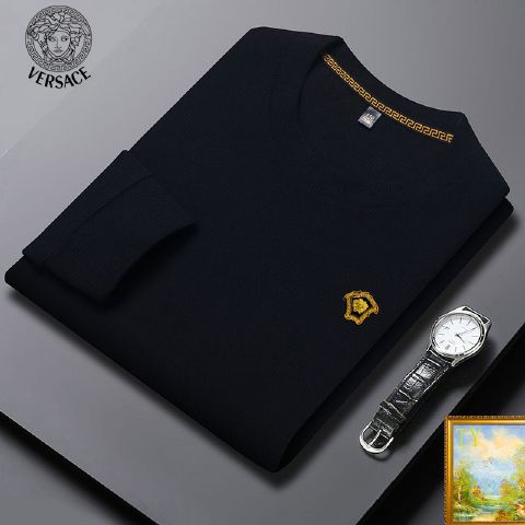 Top Quality Replica Versace Hoodies for Men in Waffle