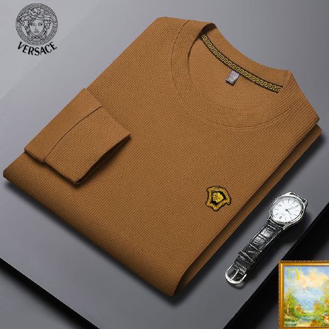 Top Quality Replica Versace Hoodies for Men in Waffle