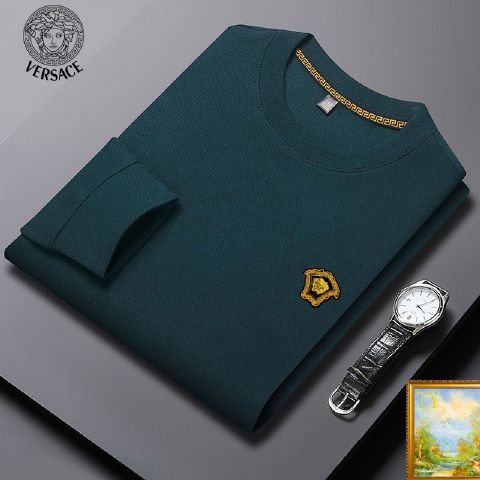 Top Quality Replica Versace Hoodies for Men in Waffle