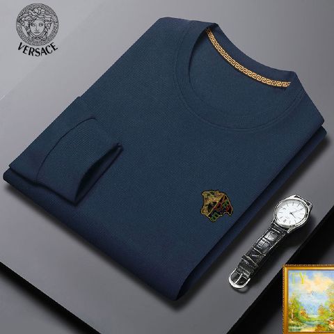 Top Quality Replica Versace Hoodies for Men in Waffle