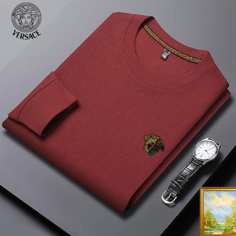 Top Quality Replica Versace Hoodies for Men in Waffle