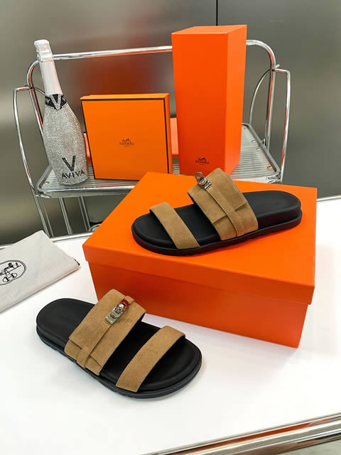 High Quality Replica Hermes Slippers for Men 