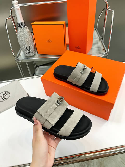 High Quality Replica Hermes Slippers for Men 