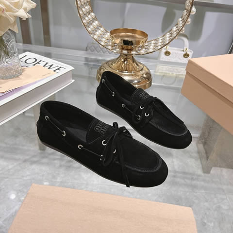 High Quality Replica Miu Miu Leather Shoes for Women